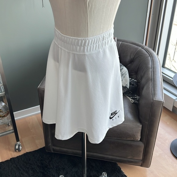 New NIKE Air Women's Pique A-Line Skirt Size XXL (White) - Picture 3 of 6